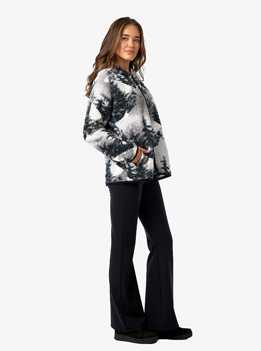 Unisex Termal Polar Ceket 20026 - Desenli - Blackspade