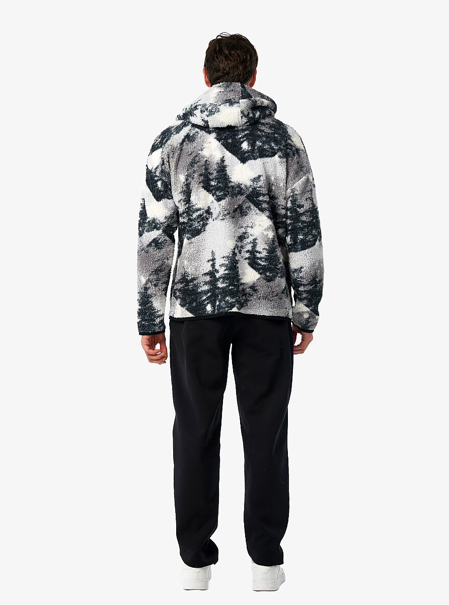 Unisex Termal Polar Ceket 20026 - Desenli - 3