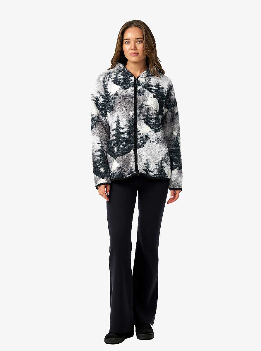 Unisex Termal Polar Ceket 20026 - Desenli - 4