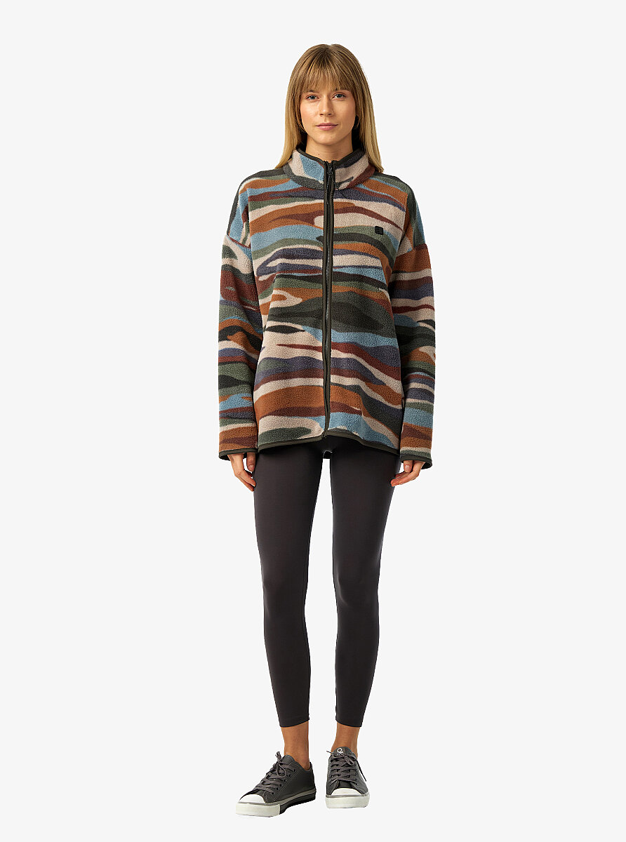 Unisex Termal Polar Ceket 20027 - Desenli - 3