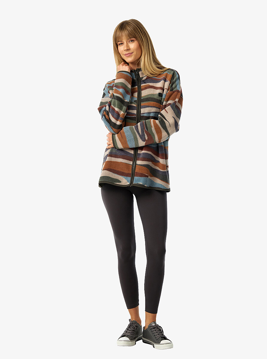 Unisex Termal Polar Ceket 20027 - Desenli - 4