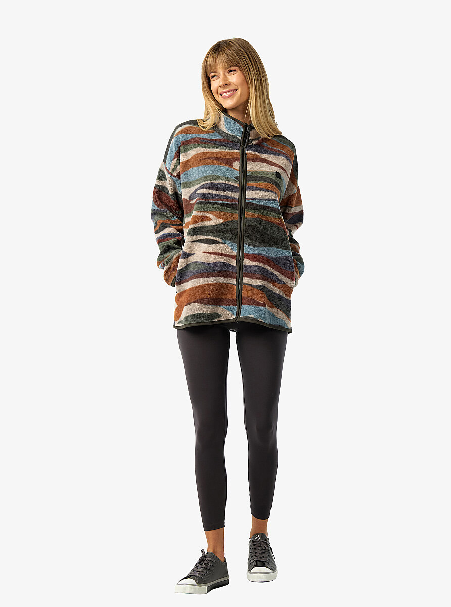 Unisex Termal Polar Ceket 20027 - Desenli - 5