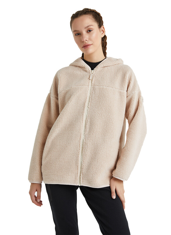 Unisex Termal Polar Sweatshirt 40135 - Bej - 1