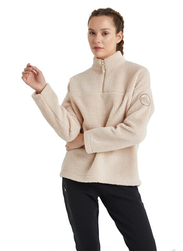 Unisex Termal Polar Sweatshirt 40136 - Bej - 1