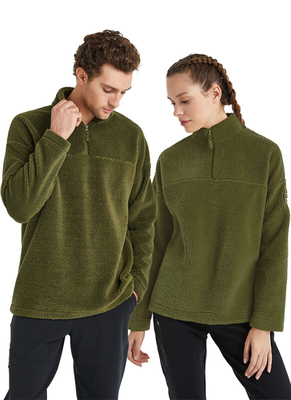 Unisex Termal Polar Sweatshirt 40136 - Yeşil 