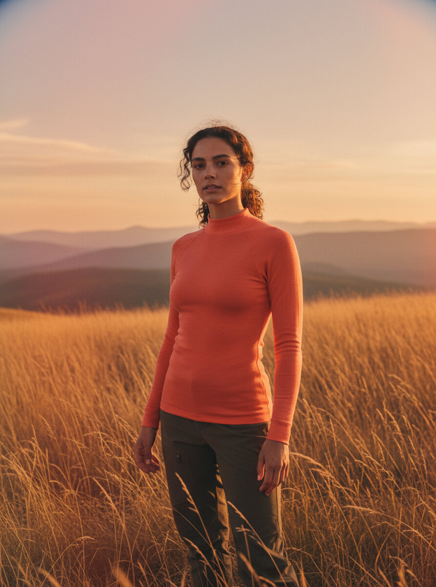Unisex Termal Tişört 2. Seviye 40652 - Nar Çiçeği - 1