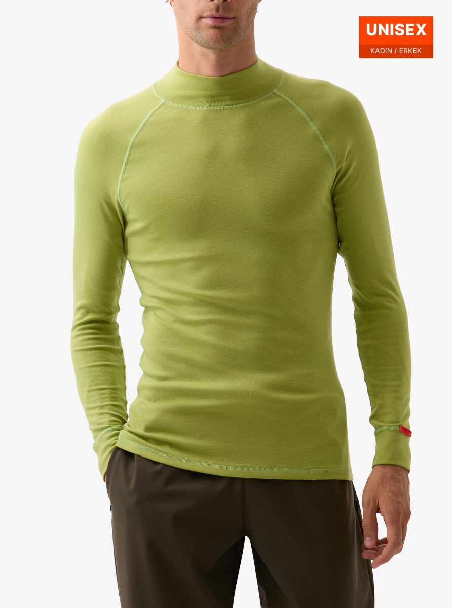 Unisex T-Shirt 40652 - Yeşil - 1