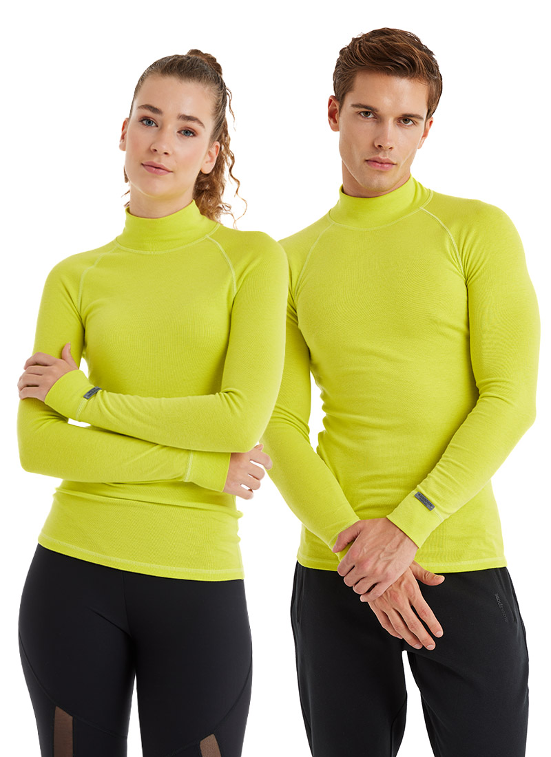 Unisex Termal Tişört 40652 - Sarı - 1