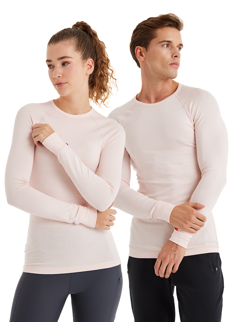 Unisex Termal Tişört 40651 - Pembe - Blackspade
