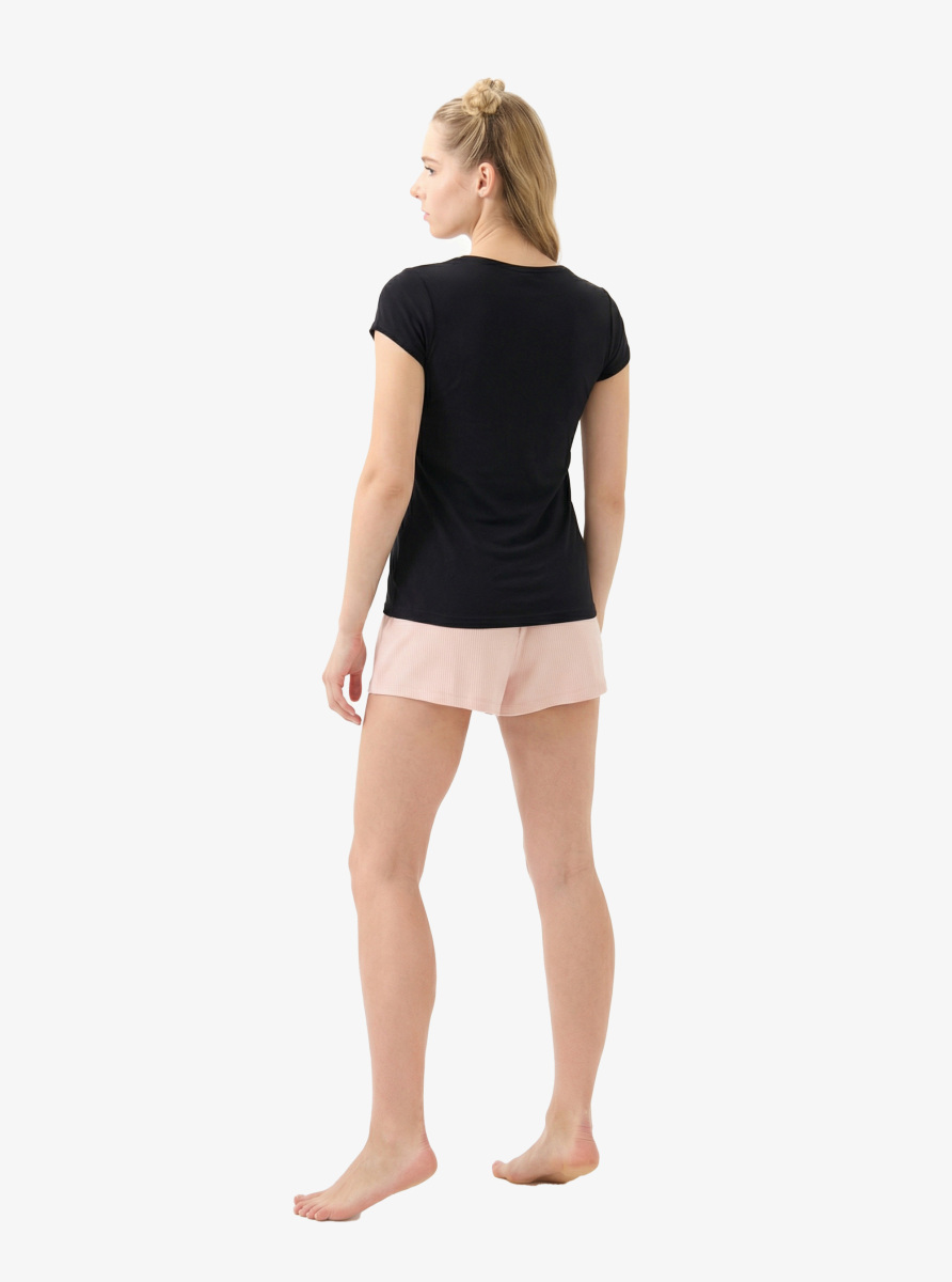 Women T-shirt 1622 - Black - 5